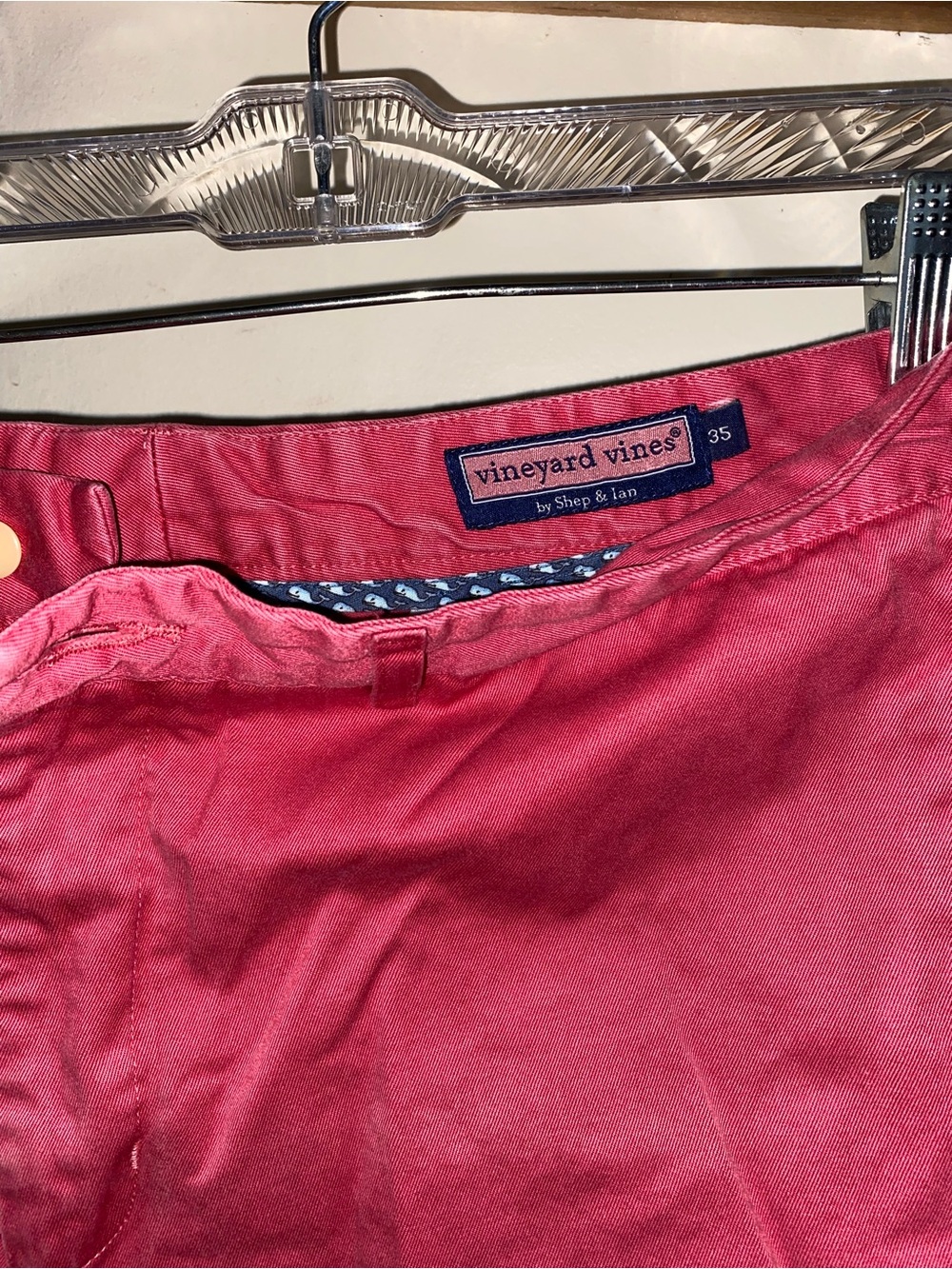 Vineyard Vines Men's Coral Pink Chino Pants